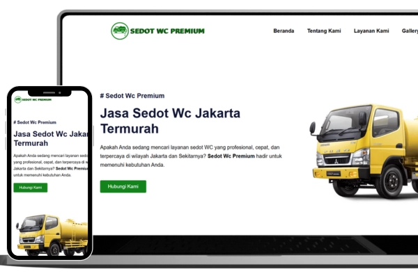 Sedot Wc jasa Pembuatan Website Usaha Sedot WC